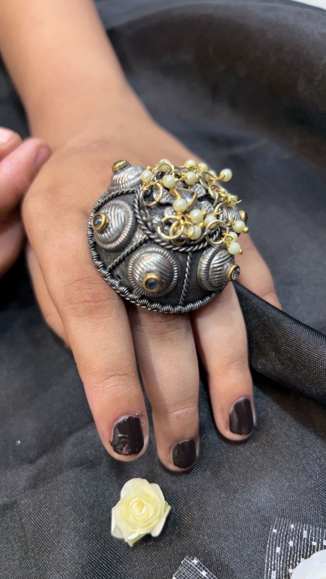 Griha kundan ring