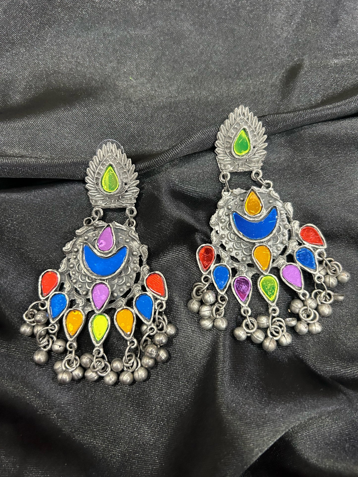 Afghani ghungroo earings