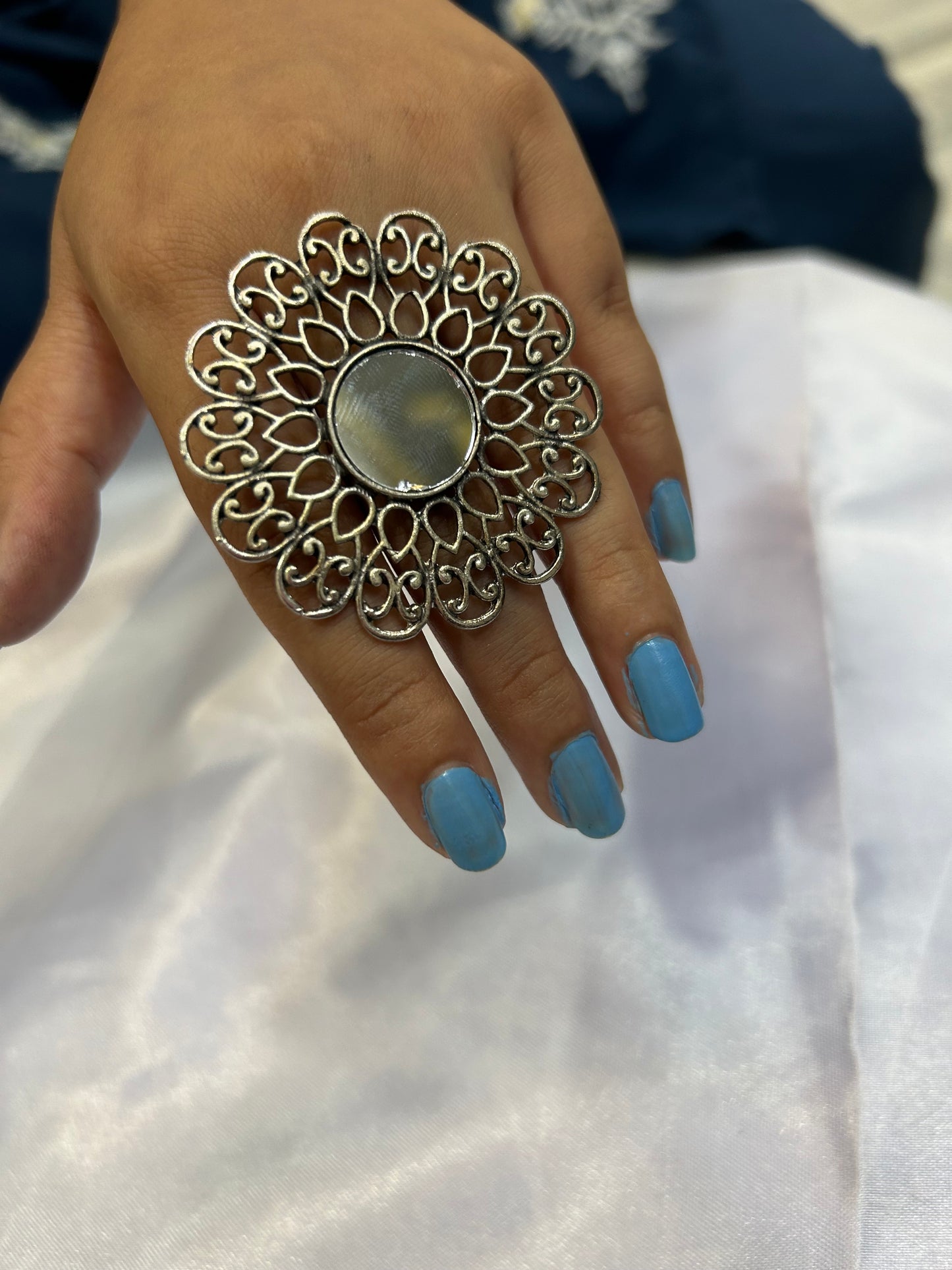 Mayur mirror ring