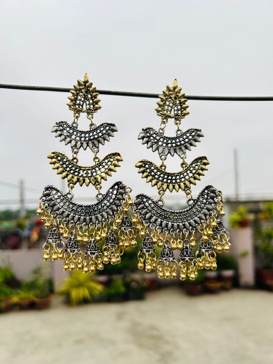 Dual tone jhumki