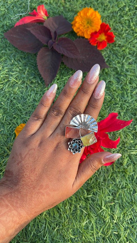 Flower flare ring