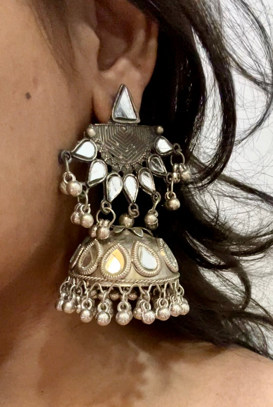 Mirror jhumka